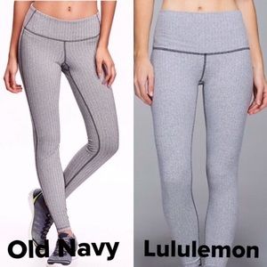Old Navy Ghost Herringbone Leggings Like Lululemon